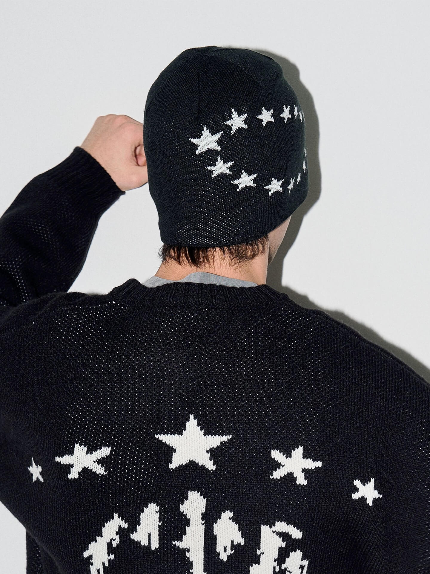 LIBERAFIT Star Ring Jacquard Beanie