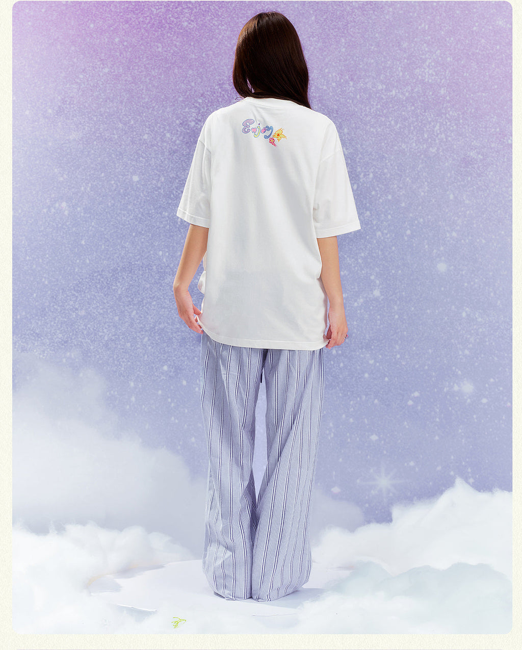 MEDM Graffiti Flower Print Tee