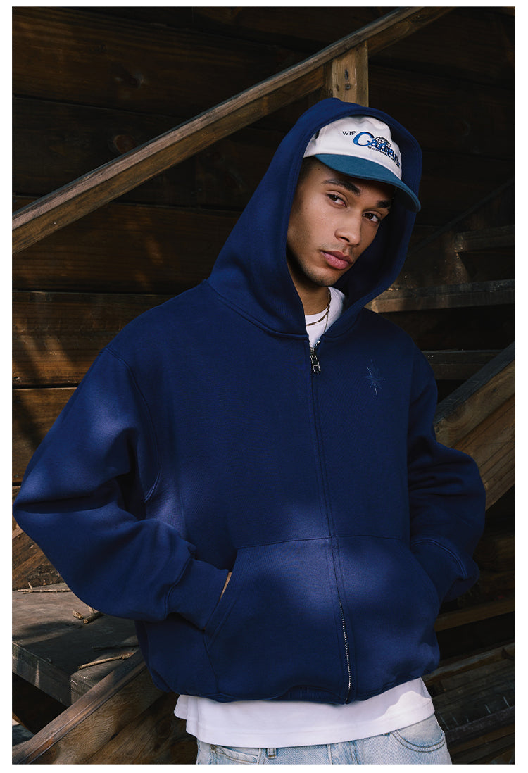Remedy RMD 3D Gel Print Zip Up Hoodie