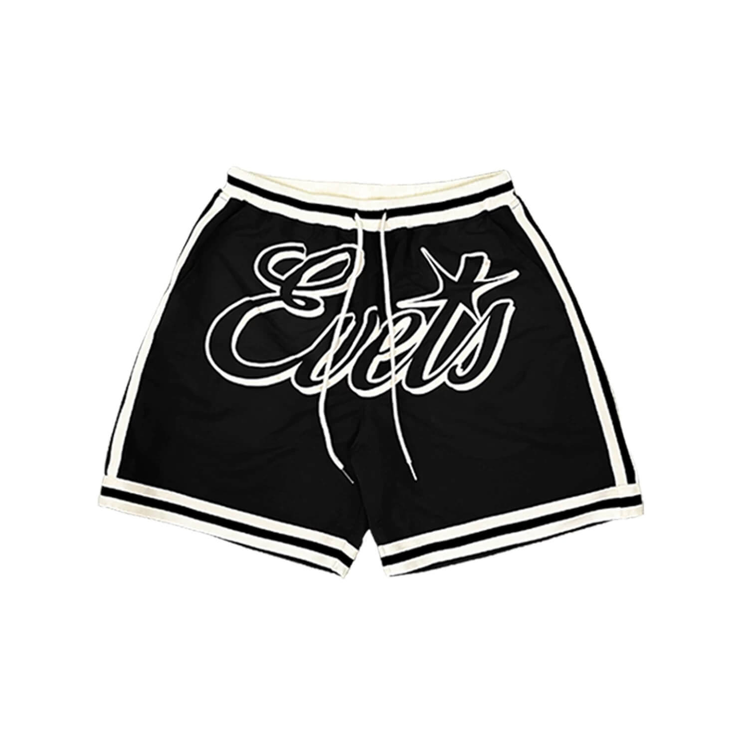 EVETS Color Block Logo Basketball Shorts