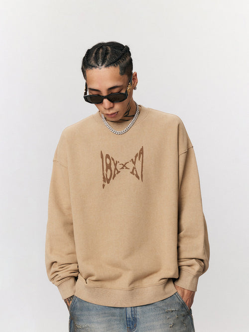 1807 18x7 Printed Batik Sweatshirt