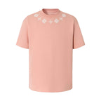 YADcrew Clover Pearl Neckline Tee