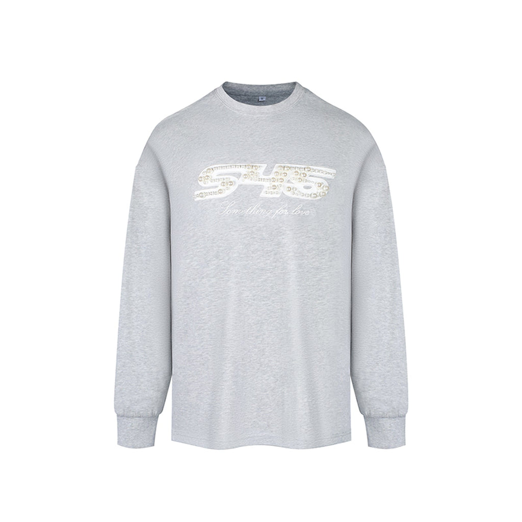 S45 Pearl Logo Patch Long Sleeve Tee