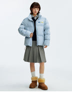 MEDM Gradient Embroidered Puffer Jacket