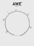 AWE Pearl & Charm Chain Necklace