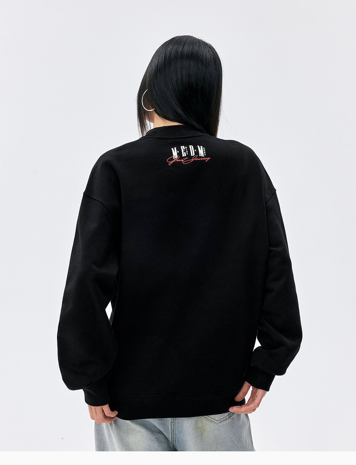 MEDM Big Logo Print Sweatshirt