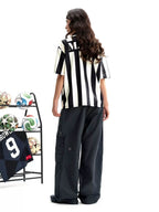 F3F Select Striped Polo Collar Short Sleeve Soccer Jersey