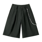 JHYQ Strap Detail Pleated Suit Shorts