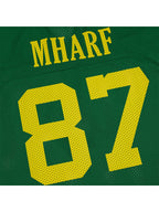 MHARF Green 87 Printed Bar Stripe Hockey Jersey