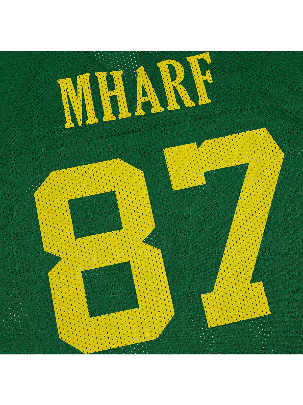 MHARF Green 87 Printed Bar Stripe Hockey Jersey