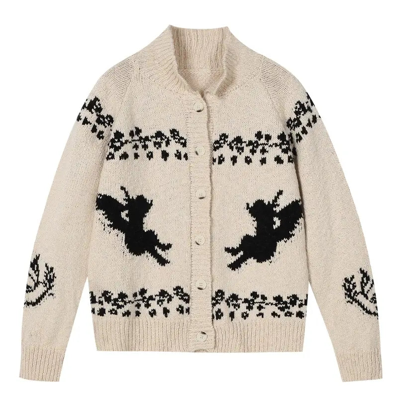 MEDM Angel Cowichan Knit Cardigan