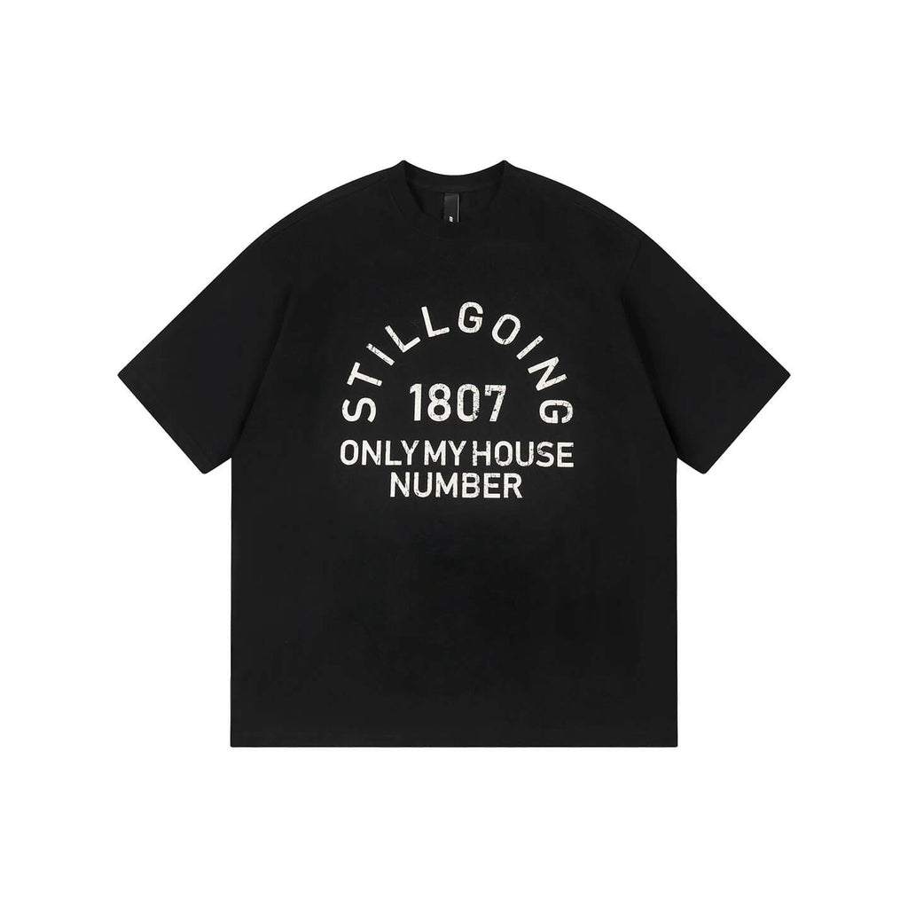 1807 Vintage Still Going Logo Print Short Sleeve Tee