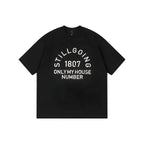 1807 Vintage Still Going Logo Print Short Sleeve Tee