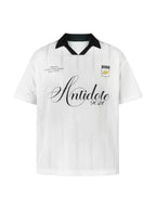 ANTIDOTE Striped Jersey Polo