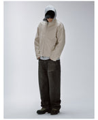 F2CE Patchwork Grain PU Leather Racing Jacket