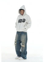 EVILKNIGHT(EK) NOBIBI Slogan Printing Hoodie