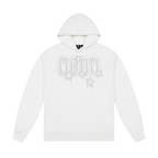 MEDM Rhinestone Star & Logo Hoodie