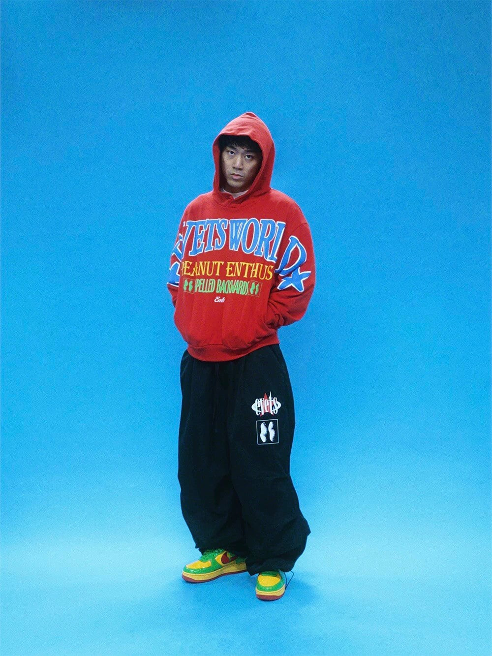 EVETS PEANUT ENTHUS Foam Print Hoodie