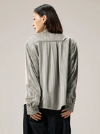 Remedy Silk Striped Long Sleeve Shirt