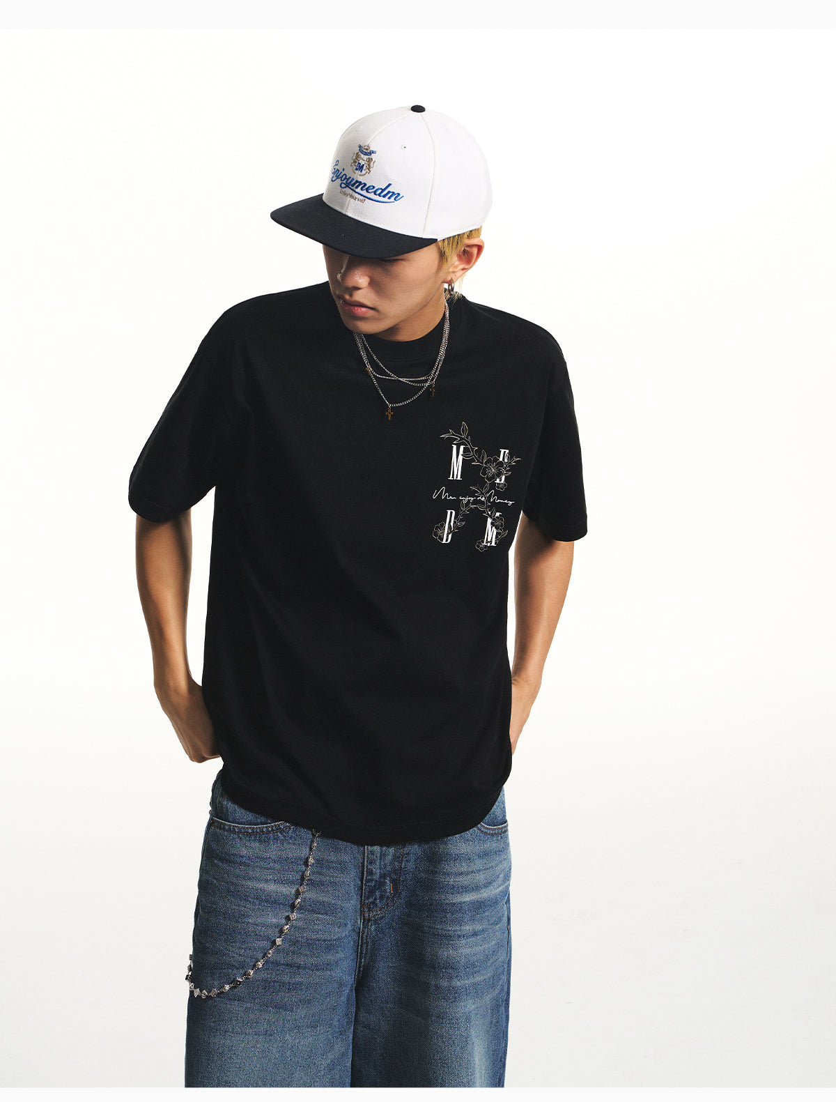 MEDM UV Resistant Flower Logo Tee