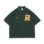 UNTILWERICH R Star Embroidery Short Sleeve Polo