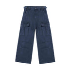 JHYQ Distressed Bamboo Cotton Cargo Work Pants