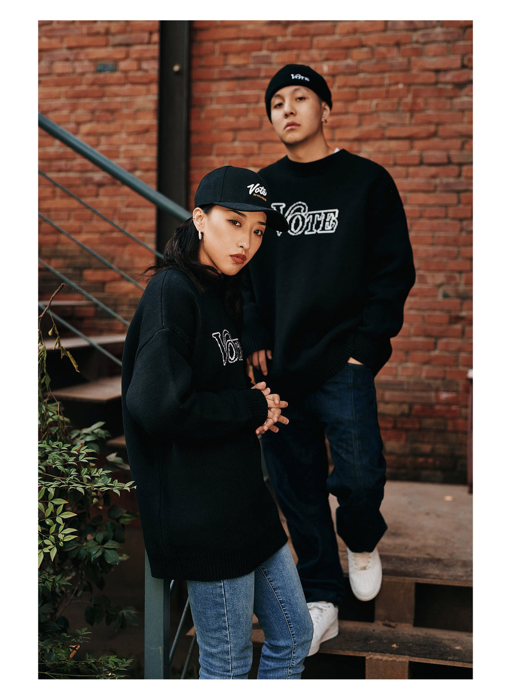 VOTE Logo Knit Sweater