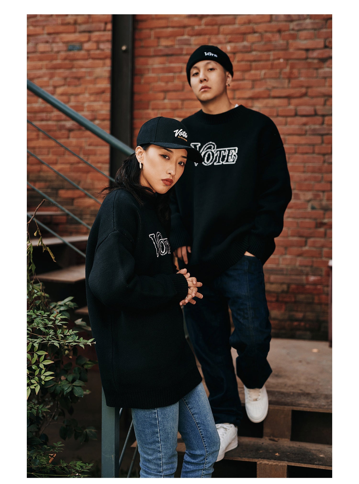 VOTE Logo Knit Sweater