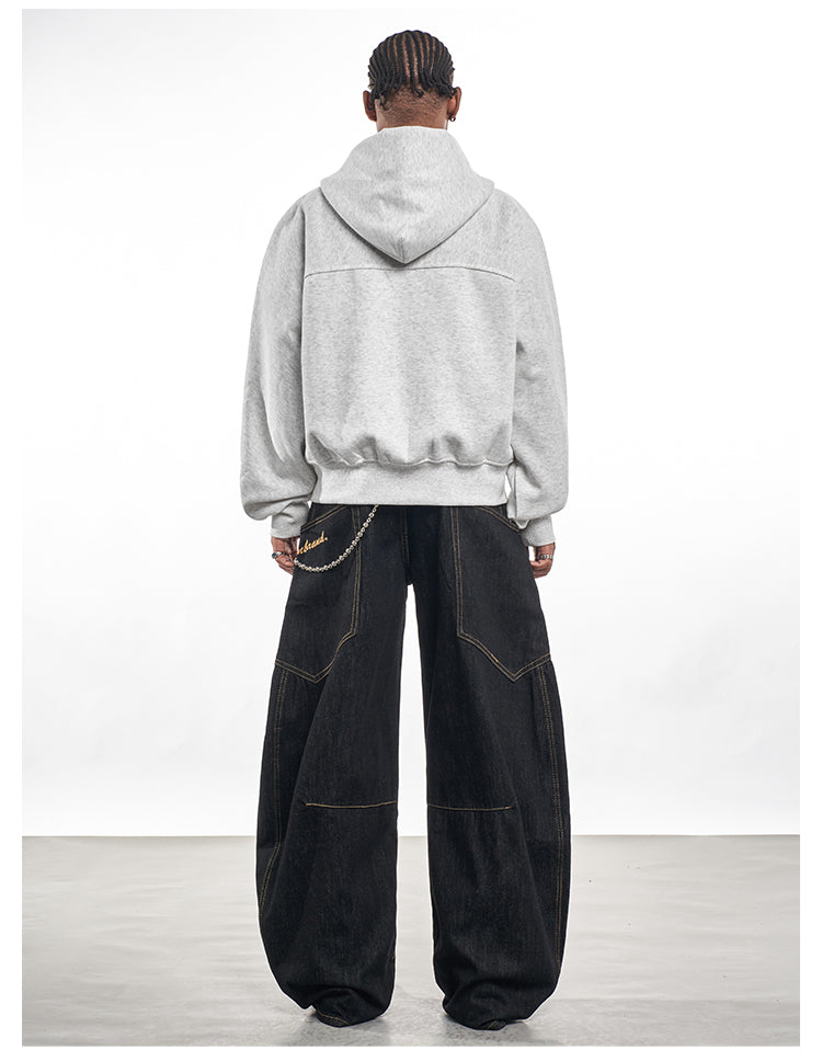 F3F Select Deconstructed Zip Up Hoodie