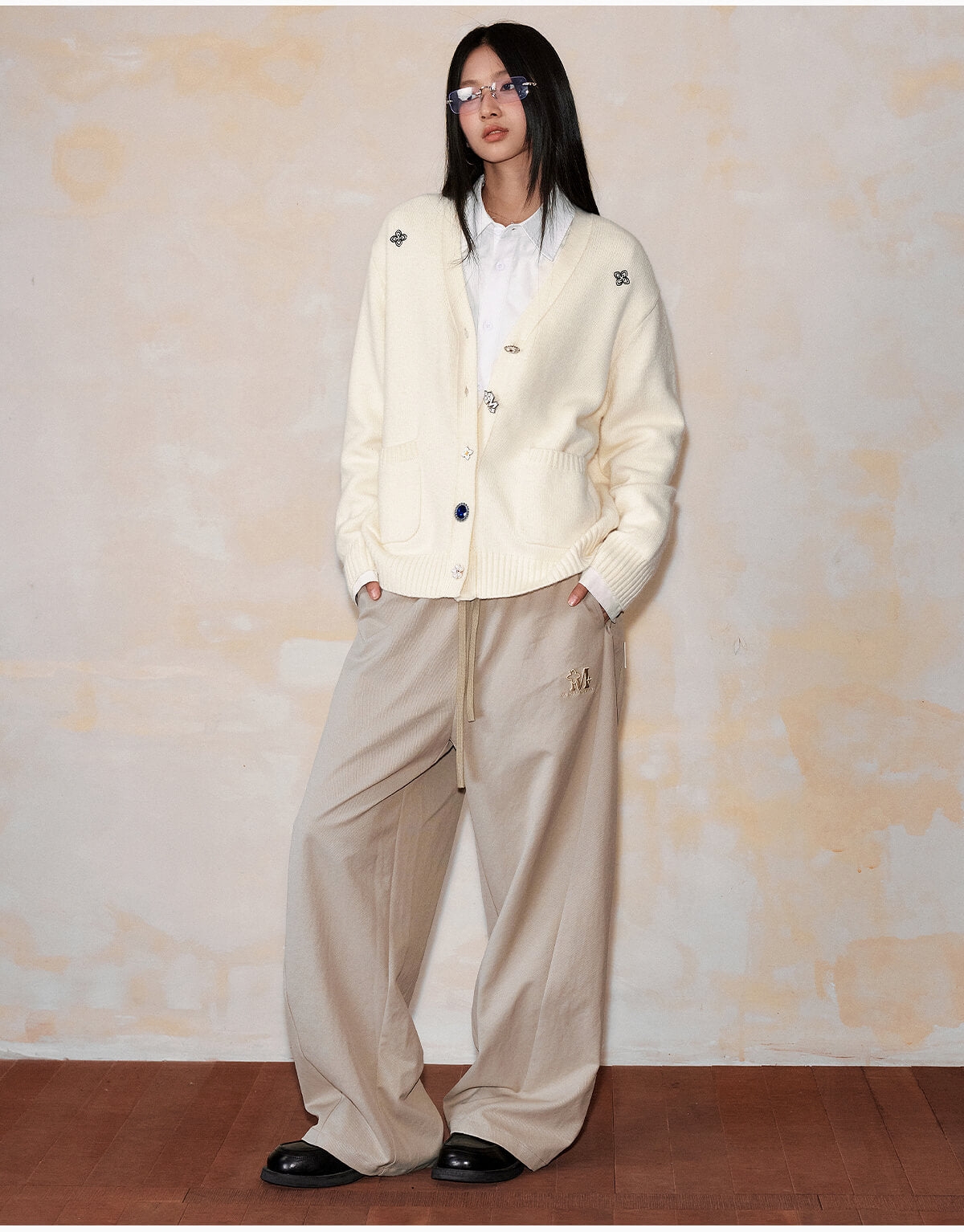 MEDM Multi Button Knit Cardigan