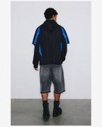 NOVACAM Soccer Jersey-Style Fake Two-Piece Hoodie