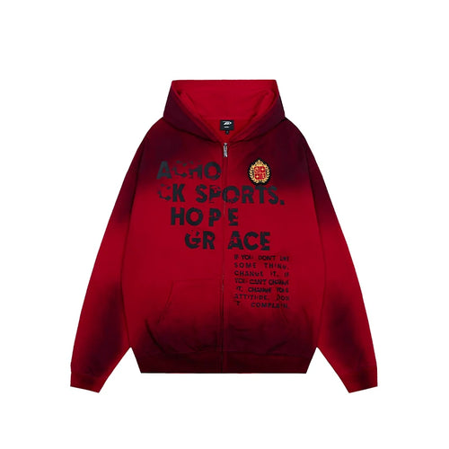 Achock Gradation Zip Up Hoodie