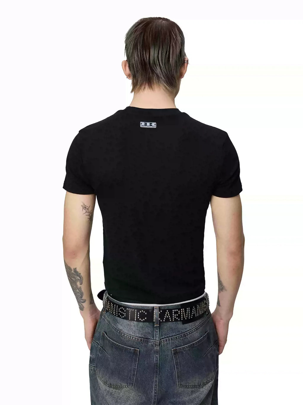 KARMANISTIC Small Logo Slim Stretch Tee