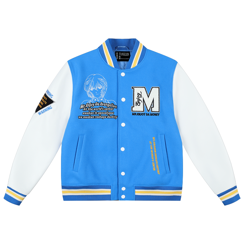 MEDM x EVA Unit-00, Unit-01, Mark.06 Leather Varsity Jacket