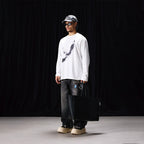Labt Distressed Raglan Long Sleeve Tee