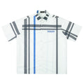 PRBLMS Color Blocking Plaid LOGO Short Sleeved Shirt