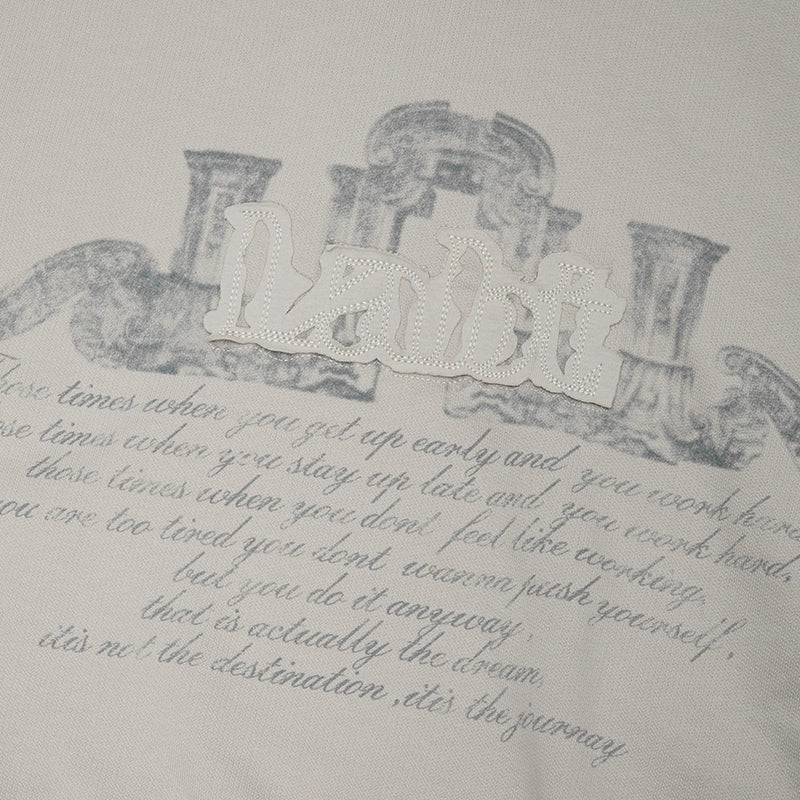 Labt Reboot Civilization Printed and Embroidered Hoodie