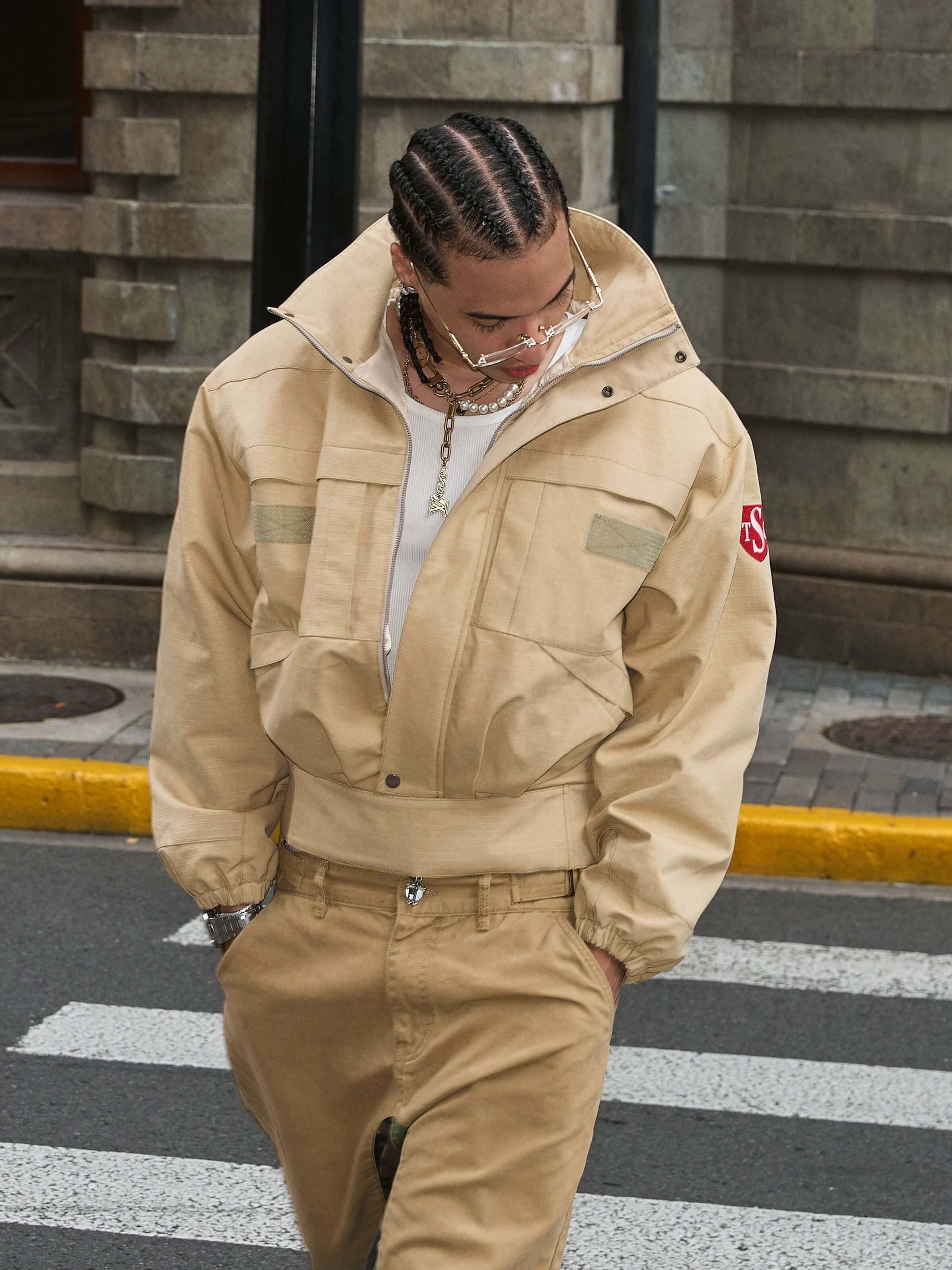 STEEPC Velcro Puffer Short Work Jacket