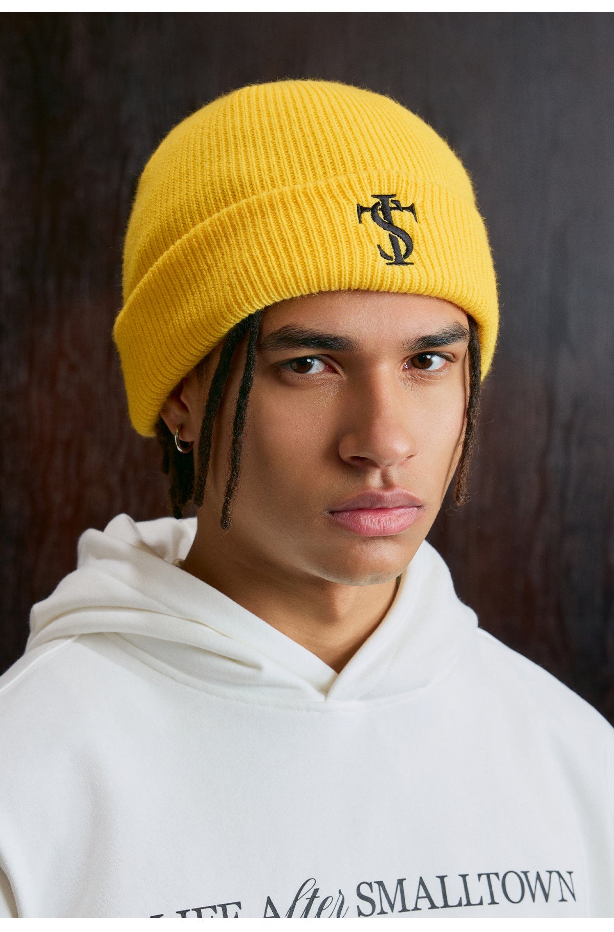 Small Town Kid Basic Logo Embroidery Beanie