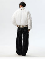 MEDM Ethnic Trim MA-1 Bomber Jacket