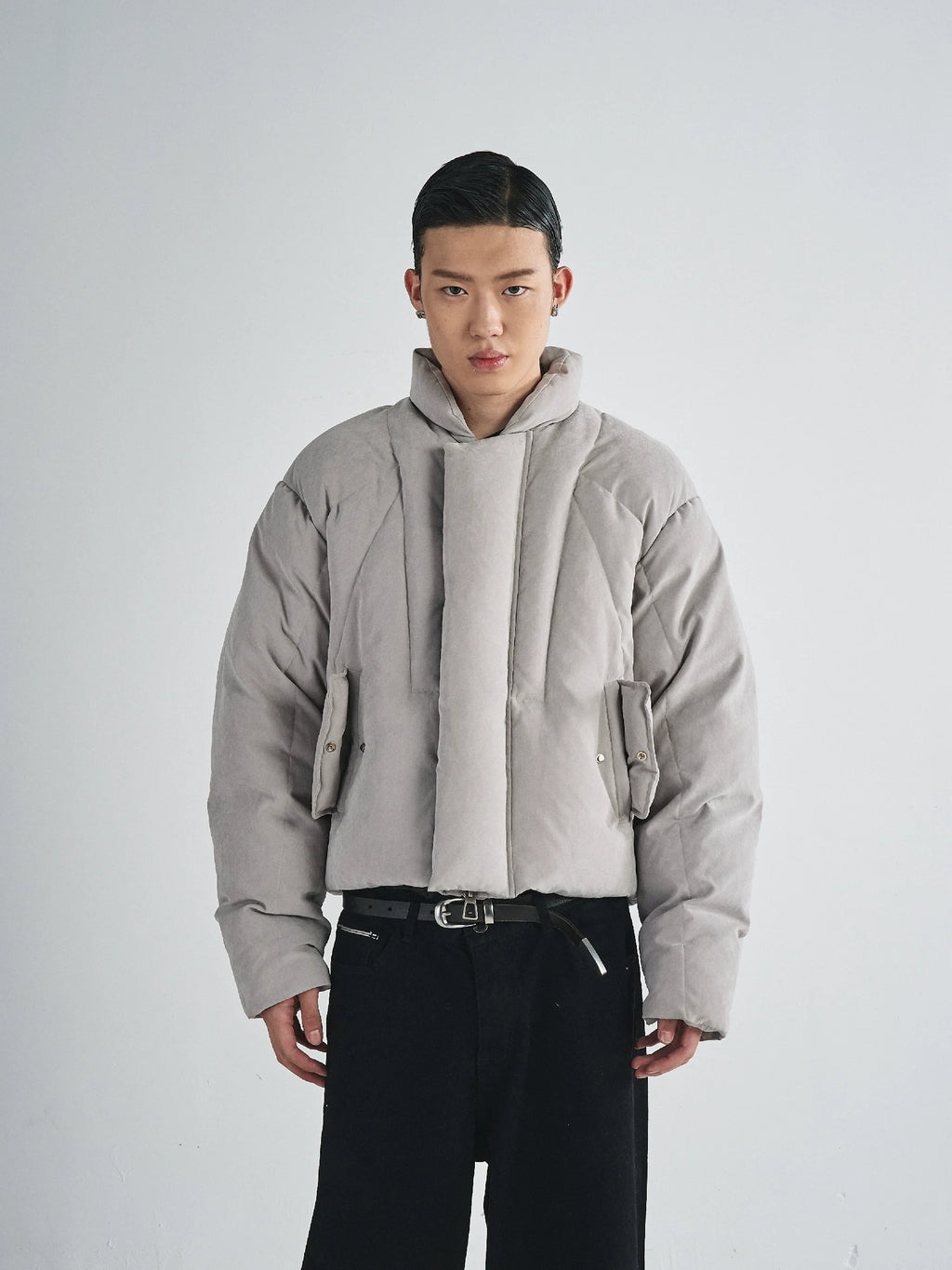 RUSURE Brushed Short Down Jacket