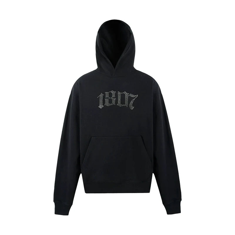 1807 Logo Rhinestone Hoodie