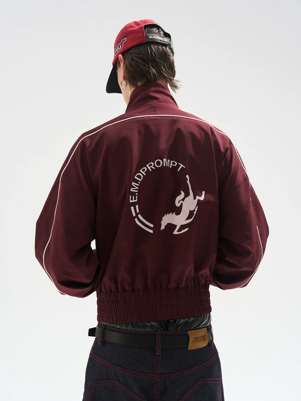 BLIND NO PLAN Dual Form Detachable Sleeve Track Jacket