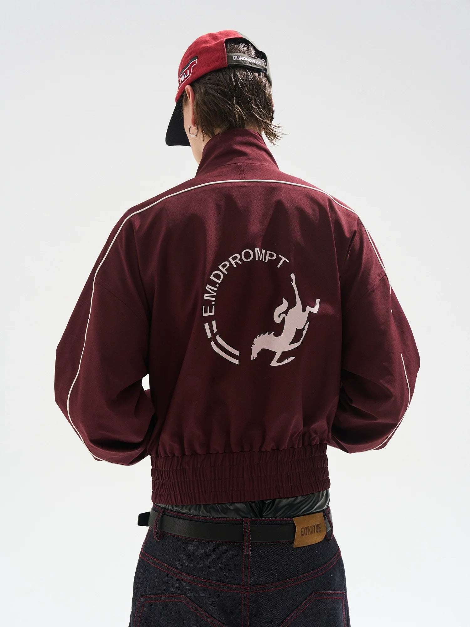 BLIND NO PLAN Dual Form Detachable Sleeve Track Jacket
