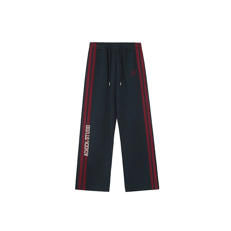 Achock Side Striped Baggy Sweatpants