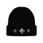 YADcrew Gemstone Embellished Knit Beanie