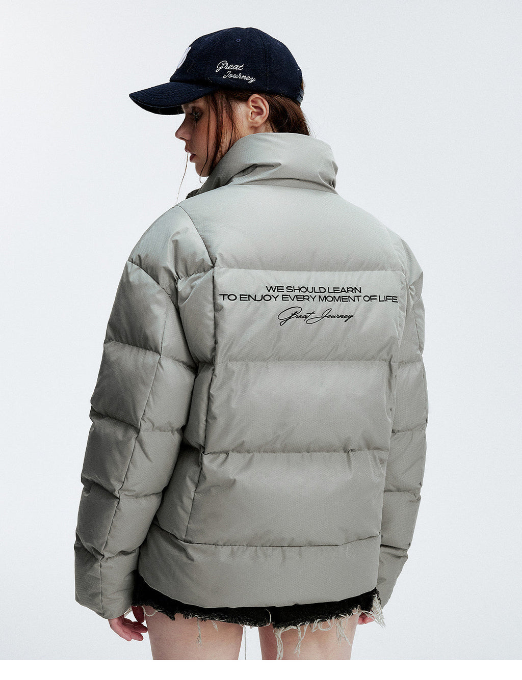 MEDM Honeycomb Pattern Down Jacket