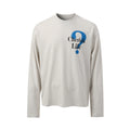 NOVACAM Question Mark Print Long Sleeve Tee