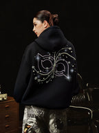 YADcrew x BIPOLAR Puzzle Pearl Embroidered Hoodie