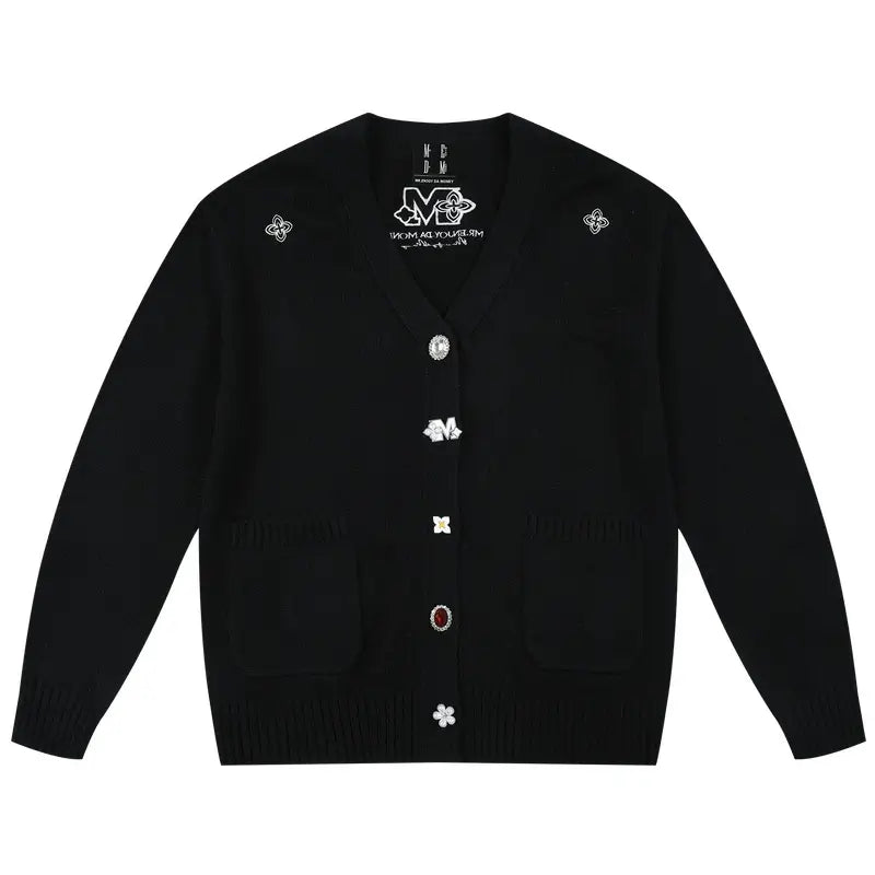 MEDM Multi Button Knit Cardigan